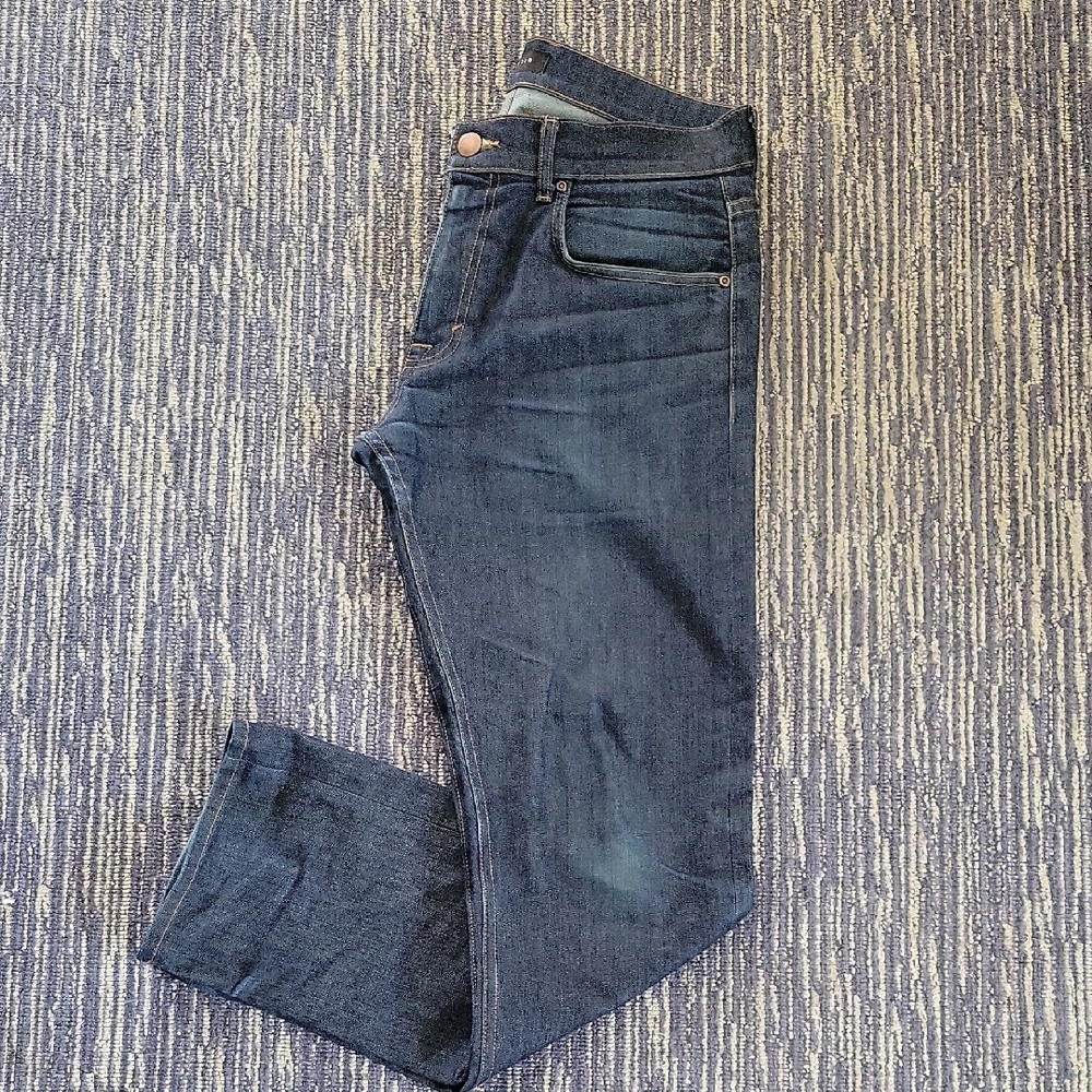 DSTLD Slim Men's Jeans in Dark Blue Wash